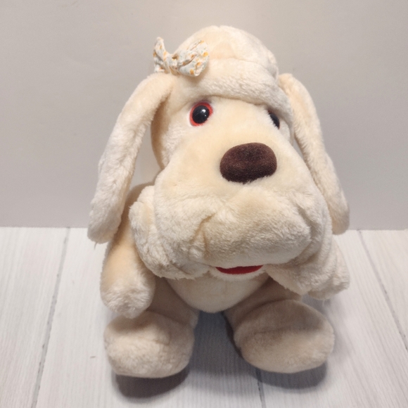 raffles | Toys | Madison Raffles Plush Blood Hound Puppy Dog Cream ...